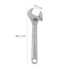 WOLFPACK LINEA PROFESIONAL Adjustable Wrench 8" / 200mm Wrench Adjustable