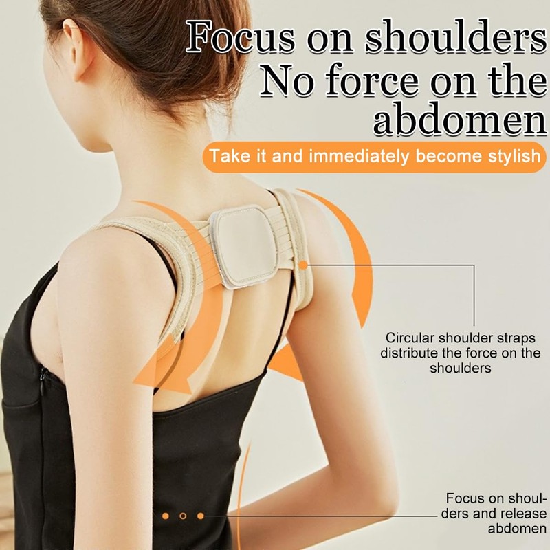 Back Straightener Back Support Belt Posture Correction Men Women Adjustable