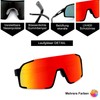 BamLom Cycling Glasses (Black Red)