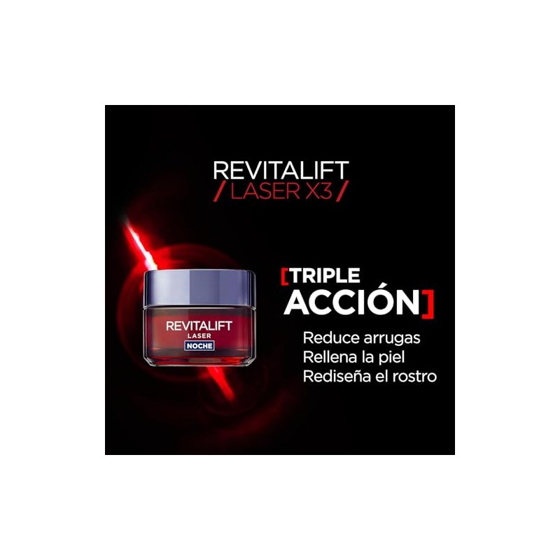 L'Oréal Paris Crema de Noche Revitalift Láser X3, 50ml