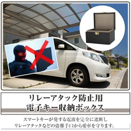 VivTools Security Key Box, Relay Attack Prevention, Airtight, Signal Blocking, Credit Card, Key Storage, Anti-Theft