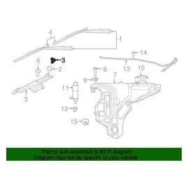 Mopar 68086669AA CAP WIPER ARM