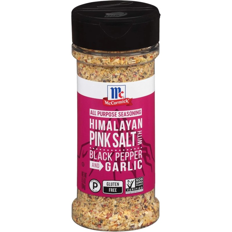 McCormick Himalayan Pink Salt Seasoning with Black Pepper & Garlic