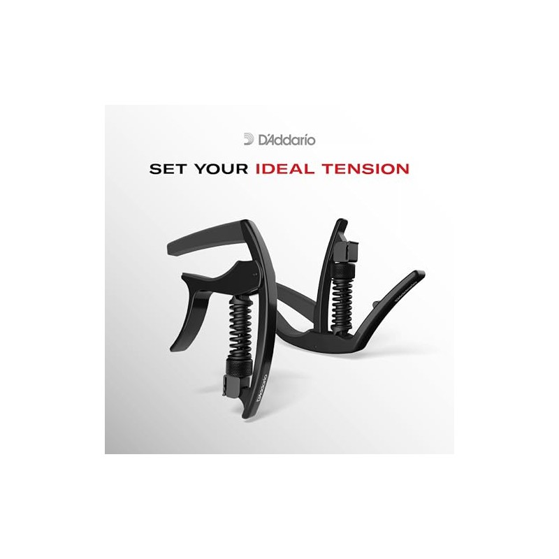 D'Addario | Capo Tri Action | Cejilla para Guitarra |