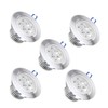 Pocketman Pack of 5, 110V LED Ceiling Light Downlight,Cool White