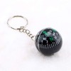 Outdoor Keyring Compass, Ball Key Fob Liquid-Filled Compass Ball Key