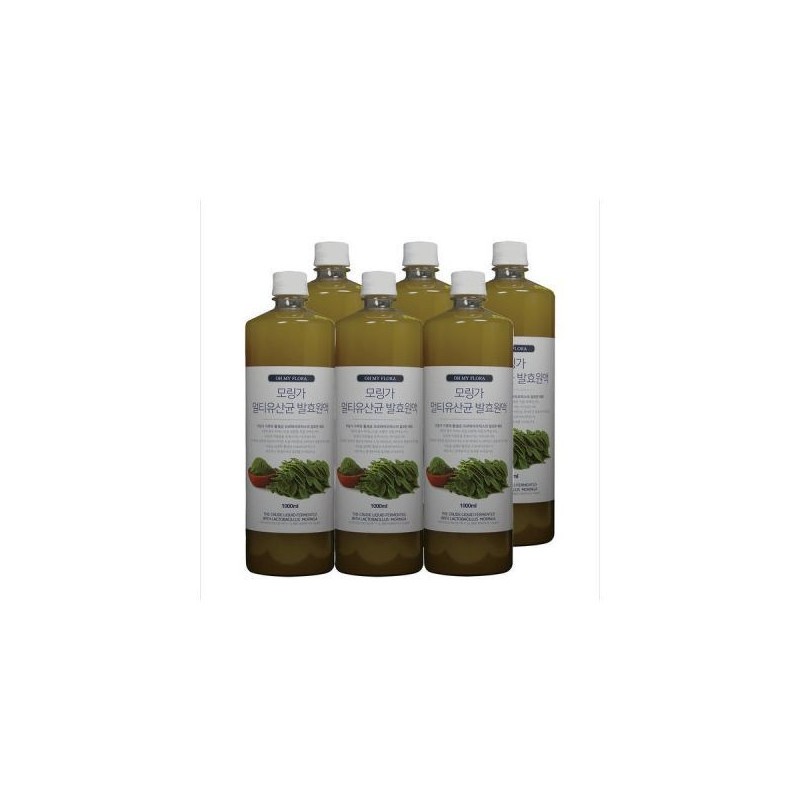 프로바이오틱스 멀티유산균 모링가 발효원액 6병세트 Probiotics Multi-Lactic Acid Bacteria Moringa