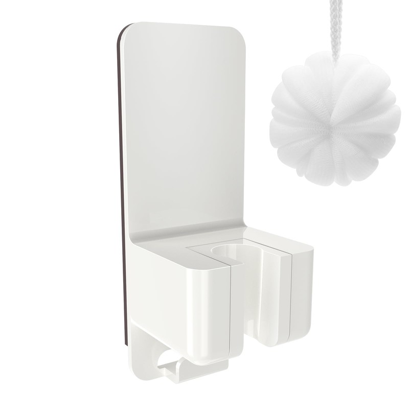 RuoFei Magnetic Shower Hook Angle Adjustable (White)