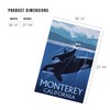 Lantern Press 1000 Piece Jigsaw Puzzle, Monterey, California Orca and