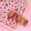 Daily Charme Chic Nail Art Sticker Heavenly Dragon Metallic Gold