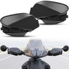 LDETXY Wind Deflectors for Can Am Ryker, Black Plastic Handguards