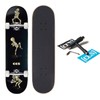 [CCS] Vine Skeleton Skateboard Complete - Black - 7.00"