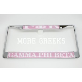 Gamma Phi Beta License Plate Frame