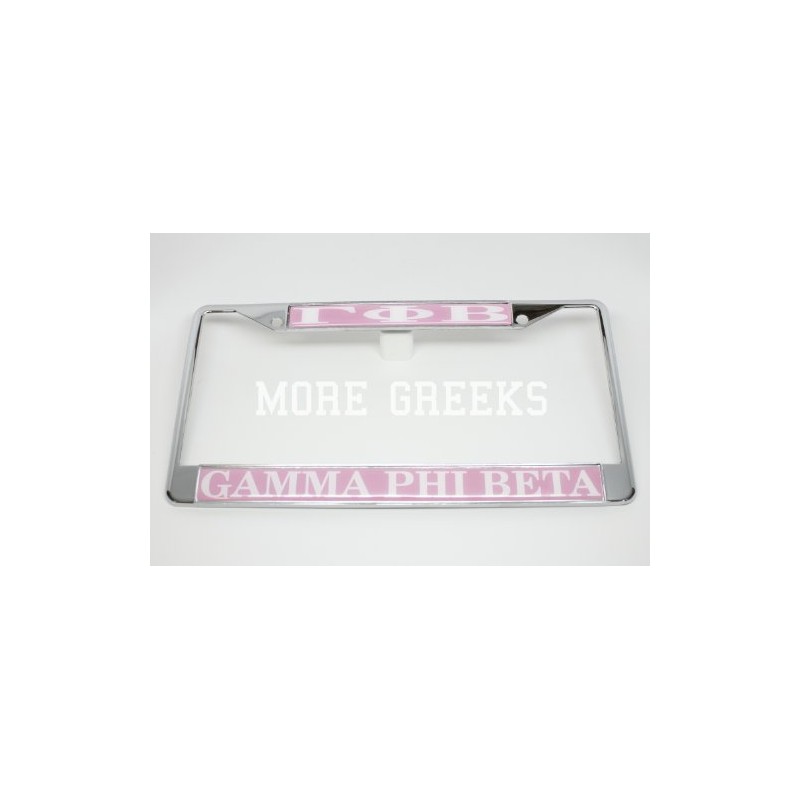 Gamma Phi Beta License Plate Frame
