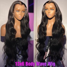 UltraFlower 200% Density HD Lace Front Wigs Human Hair 22 Inch 13x6 Body Wave Lace Front Wigs Human Hair Glueless Frontal Wigs Pre Plucked with Natural Hairline Body Wave Wigs for Black Women