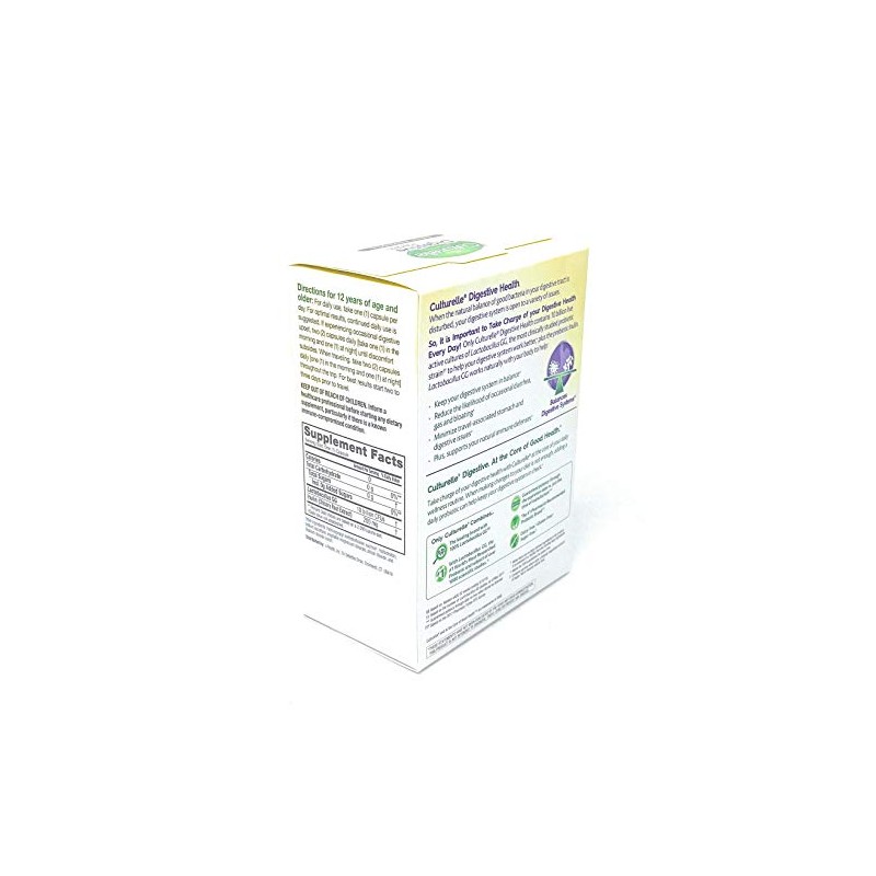Culturelle Digestive Health Probiótico, 80 Cápsulas