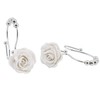 BEAVO Rose Shower Curtain Hooks,12 Pcs Double Glide Shower Curtain