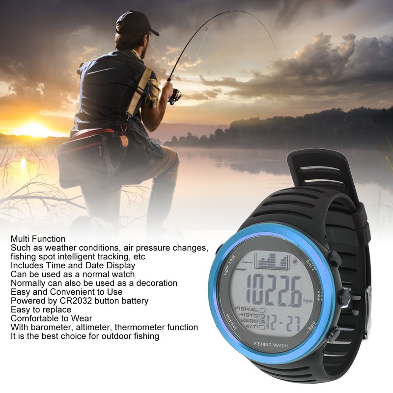 Barometer Watch Waterproof Backlight Multi Functional Altimeter Thermometer Watch for