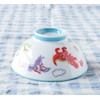 Minoru Ceramic Kids Bowl Dinosaur White 4965583706199