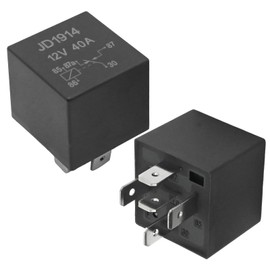 Vkinman 2Pcs F0AB-14B192-AA 40A 12VDC 5-Pin Automotive Relay, Replacement for Ford Electrical Systems, Replaces FOAB-14B192-AA
