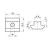 10x T-Slot Nut Sliding Block Slot 10 - Type B