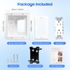 Recessed Outlet Box in Wall Cable Management Kit, Hide Cables