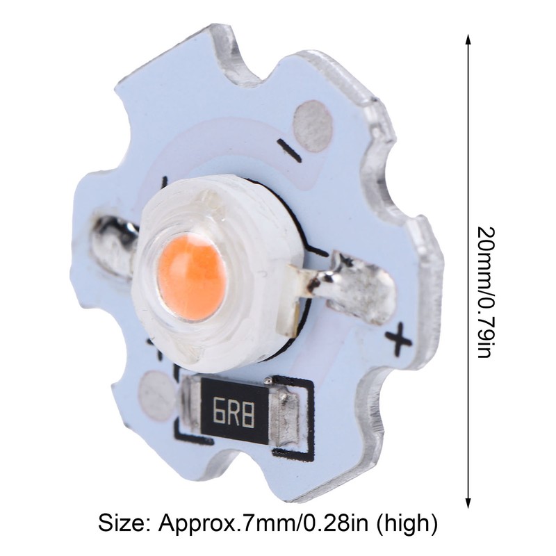 25Pcs 5V LED Chips 200LM 1W High Power LED Lamp