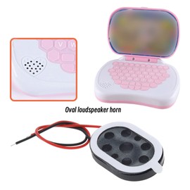 10Pcs 8 Ohm 1W Magnetic Speakers Replacement Mini Metal Speakers Mini DIY Magnetic Speaker Replacement Loudspeaker 20x14mm/ 0.78x0.55inch