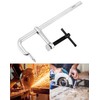 QWORK 8" Heavy Duty F Clamp, 4 Pack Drop-forged Bar