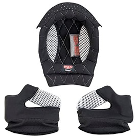 Biltwell | X-Large ECE Gringo and Gringo S Helmet Liner with Cheek Pads | Replacement Kit for Motorcycle Helmet