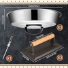 Tessco Griddle Accessories 3 Pcs 12.6 Inch Griddle Dome Cheese