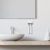 2 Pcs Toothbrush Holder Wall Mounted with Cover for Bathroom,
