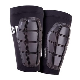 G-Form Pro-X3 - Espinilleras MTB - Espinilleras Acolchadas cómodas y Transpirables para Adultos, para Ciclismo, Negro/Blanco, Talla M
