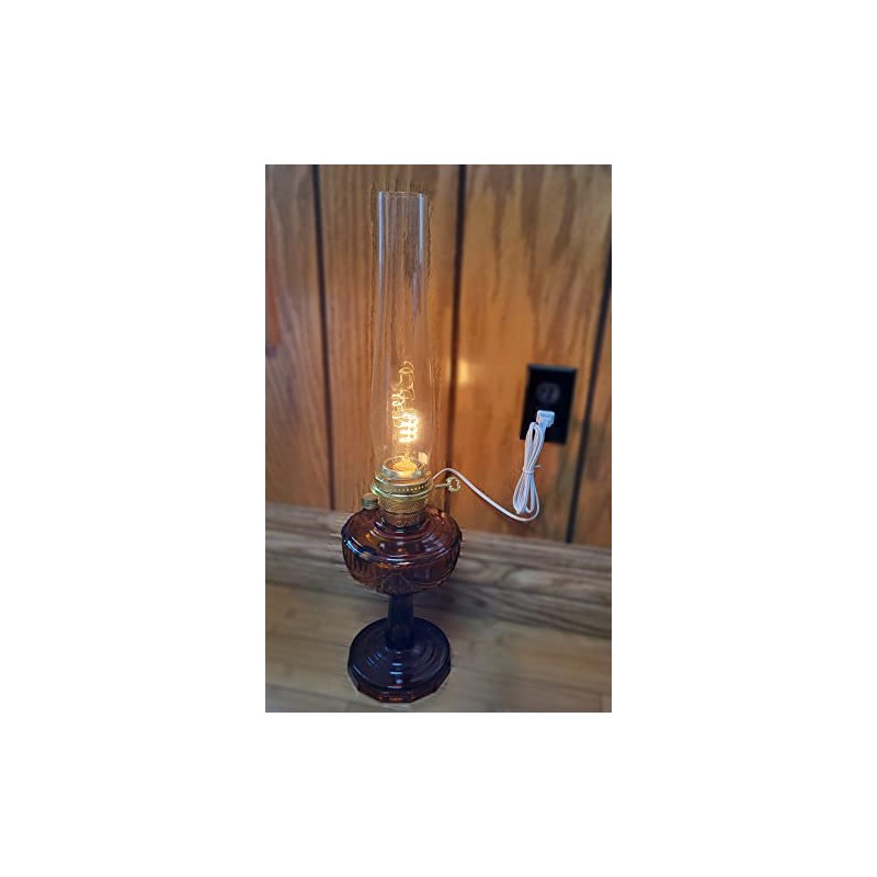 B&P Lamp® Solid Brass Electrified Burner Designed to Fit Aladdin®