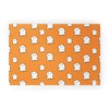Society6 Allyson Johnson Ghosts Welcome Mat, 36" x 24", Orange