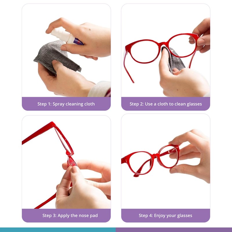 GMS Optical 1.8mm Reg-Thin/18mm Long Length - Anti-Slip Adhesive Contoured