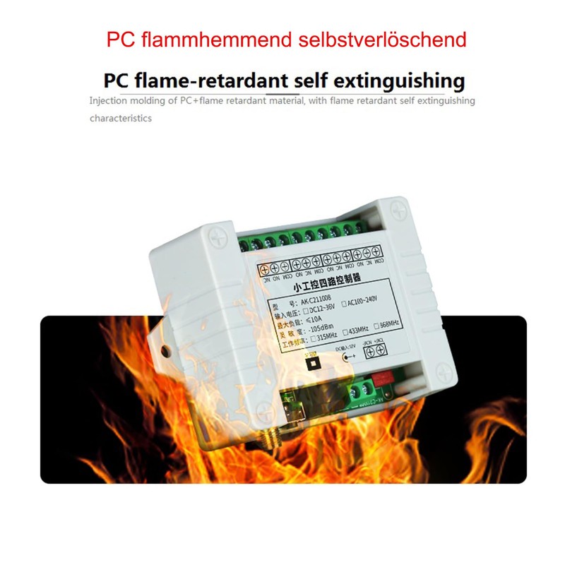 Wireless Remote Control Switch DC 12 V 24 V 36