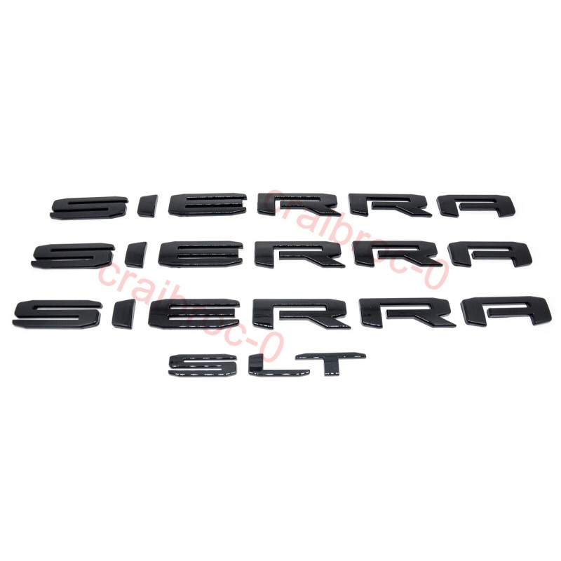 GMC 4PCS Gloss Black 2019 - 2025 GMC SIERRA 1500