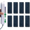 Brelet 8 St1ck Selbstklebender Stanzfreier Sockelhalter, Steckdosenleiste Halterung Power Strip