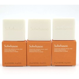 Sulwhasoo Signature Ginseng Facial Soap 25g x 3ea Soothing Creamy K-Beauty