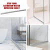 BSFRNF 30" Chrome Framed Shower Door Replacement Drip Rail with