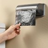 QIANQJL Trash Bag Dispenser Wall Mounted,Plastic Bag Roll Holder,Garbage Bag
