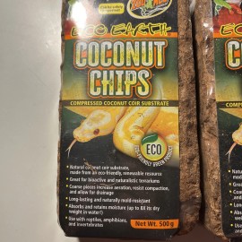 Zoo Med Eco Earth Coconut Chips Select Size: 2- Single Bricks - Free Shipping