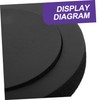 LALAFINA Speaker Spacer Rings for Vehicle Speaker Adapter Rings for