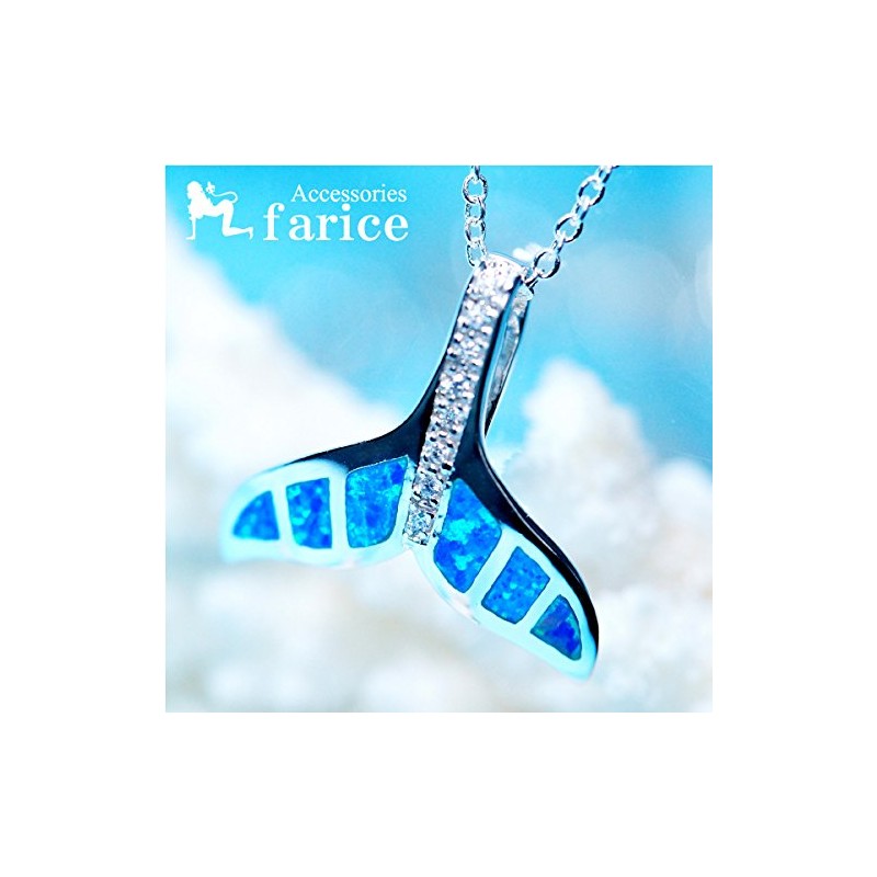 Whale Tail Blue Opal & Clear Cubic Zirconia Line Embellished