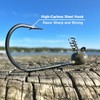 Reaction Tackle Tungsten Shaky Head Jigs for Bass Fishing -