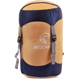 REDCAMP Ripstop Compression Stuff Sack Lightweight Sleeping Bag Camping Hiking ORANGE - MEDIUM