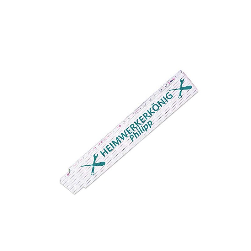 Tape Measure Ruler with your name and motif – Power