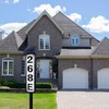 FLSEPAMB Solar Address Sign Lighted Solar House Numbers for Outside