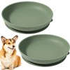 Apatal Silicone Dog Bowl Set of 2-7.7in No Spill Puppy